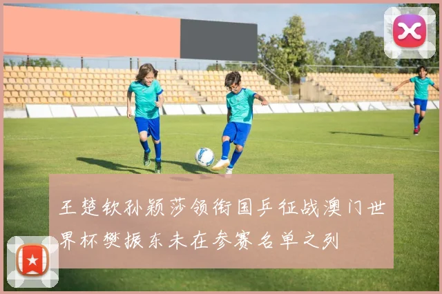 王楚钦孙颖莎领衔国乒征战澳门世界杯樊振东未在参赛名单之列